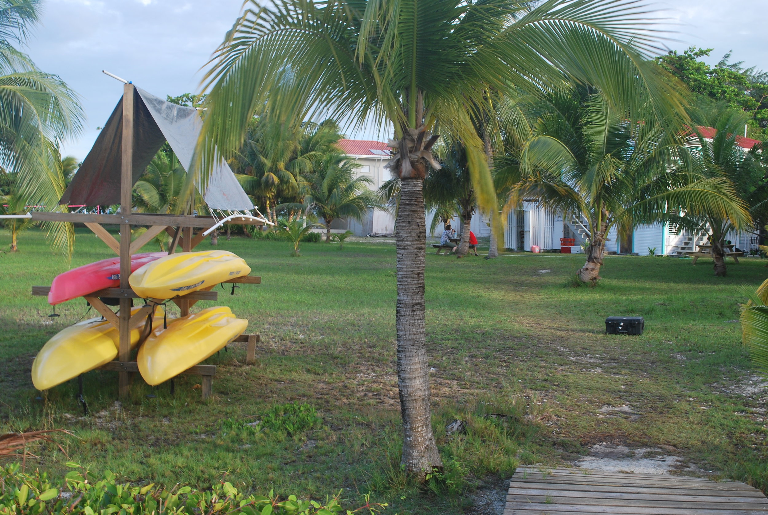 In between activities, take out a kayak to explore the waters around St. George's Caye